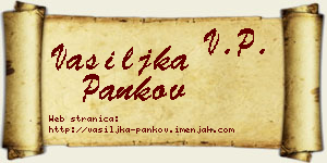 Vasiljka Pankov vizit kartica